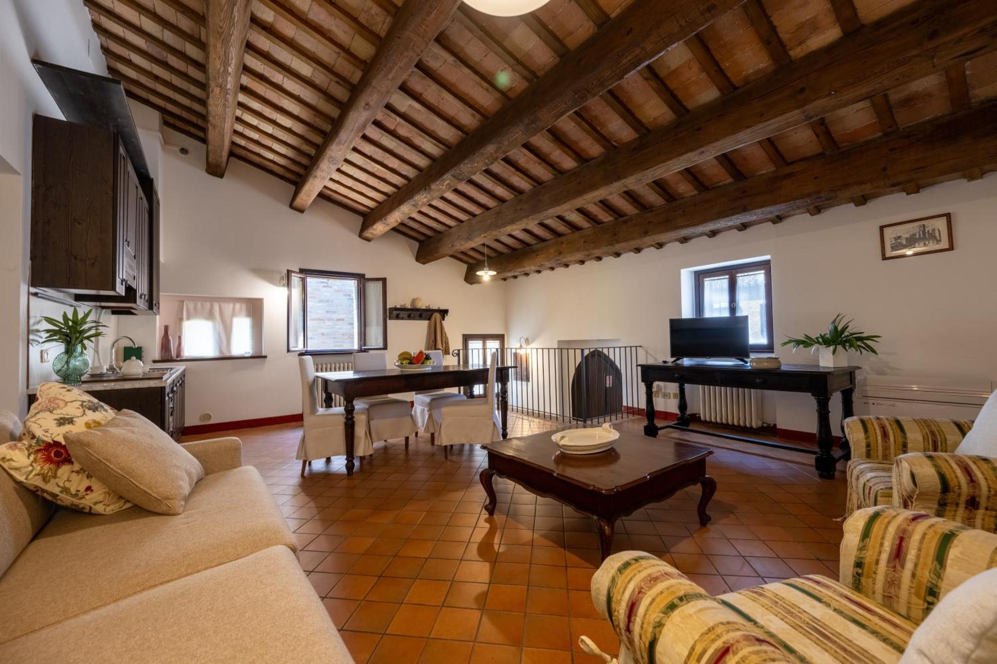 Palazzo Viviani Castello Di Montegridolfo Hotel Bagian luar foto
